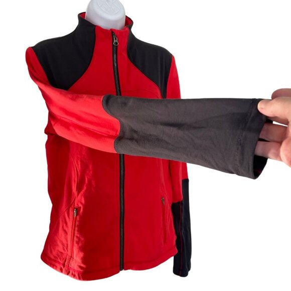 Lululemon Forme Jacket Women's Size 12 Red Black - Picture 4 of 8